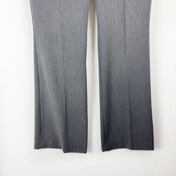 Express Editor Women's Gray Low Rise Flare Leg Dress Pants Size 2R - Picture 3 of 16